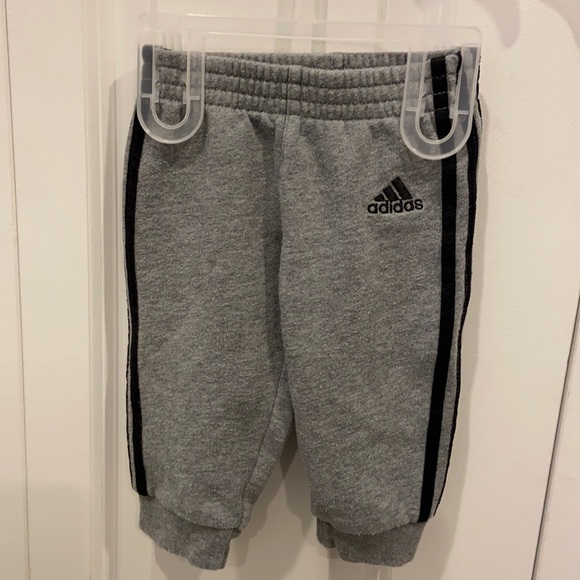 adidas Grey, Baby Blue & Black Sweatsuit - Picture 6 of 9